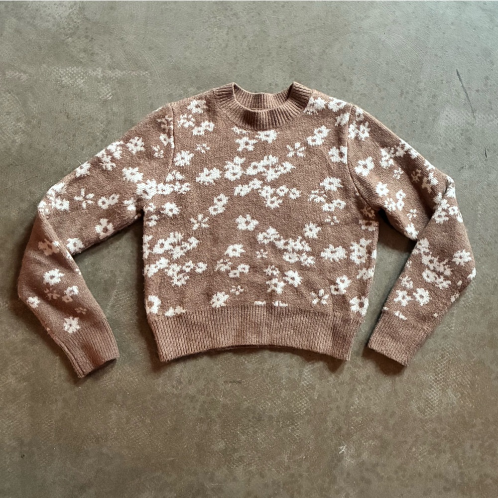 Z Supply Tan Knit Sweater